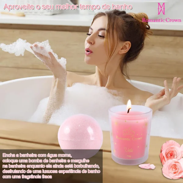 Kit Presente de Banho Feminino SPA com Copo Térmico Inox - Image 5